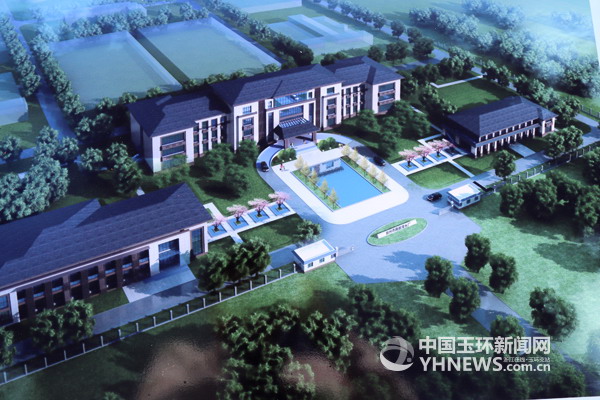 玉环经济开发区净水厂建设工程效果图
