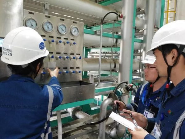 国家电投周口燃气热电两套RO设备膜安装工作正式完成