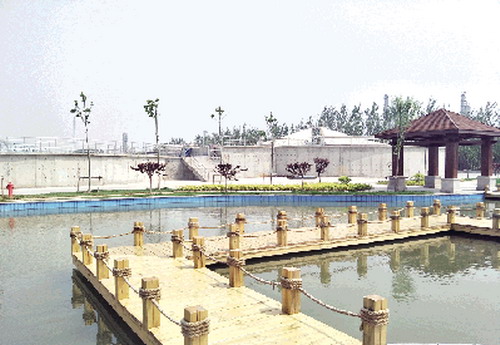 利华益集团污水处理场扩建后外排水能养鱼 利华益集团污水处理场扩建后外排水能养鱼