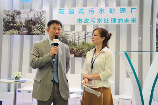 奥甘内卡水处理吴大伟中国环博会期间接受慧聪网专访 奥甘内卡水处理吴大伟中国环博会期间接受慧聪网专访