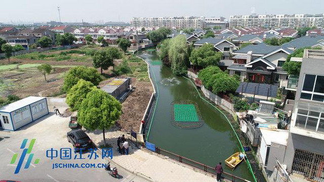 整治后的观景苑内浜 整治后的观景苑内浜