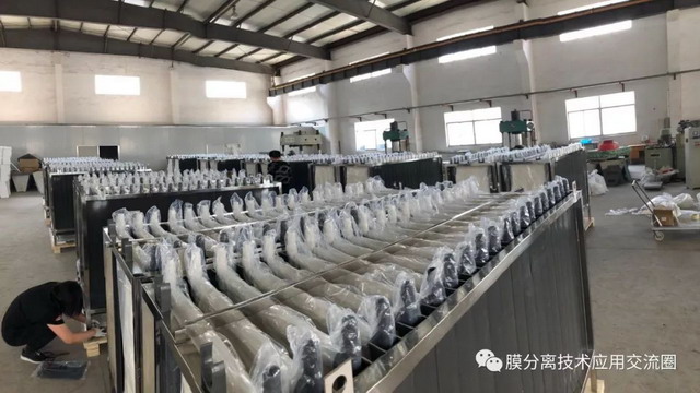江苏捷滤膜6000平米自主研制MBR膜组件启程发往墨西哥 江苏捷滤膜6000平米自主研制MBR膜组件启程发往墨西哥