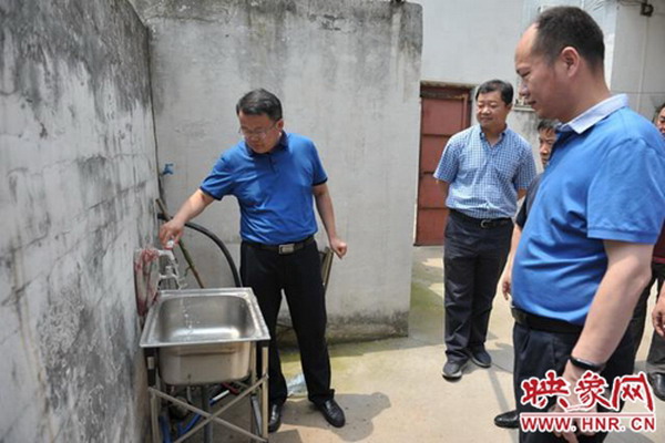 检查农村饮水安全郑州市水务局赴新密查看超滤水处理 检查农村饮水安全郑州市水务局赴新密查看超滤水处理