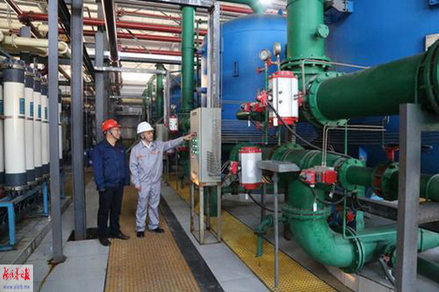 阿拉善高新区污水处理厂举行公众开放日参观中水回用 阿拉善高新区污水处理厂举行公众开放日参观中水回用