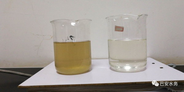 ItN膜生物反应器进出水情况对比 ItN膜生物反应器进出水情况对比