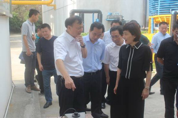 岳阳市李爱武市长在花果畈垃圾场渗沥液处理中心调研 岳阳市李爱武市长在花果畈垃圾场渗沥液处理中心调研