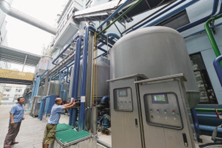 浙江迎丰科技股份有限公司采用先进的膜技术的水处理中心 浙江迎丰科技股份有限公司采用先进的膜技术的水处理中心