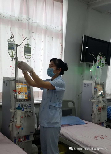 新引进进口血透设备辽阳县中医院透科室努力争先创优 新引进进口血透设备辽阳县中医院透科室努力争先创优