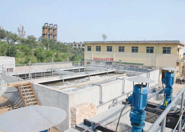 河津龙门科技集团焦化废水处理提标改造项目正在试车 河津龙门科技集团焦化废水处理提标改造项目正在试车