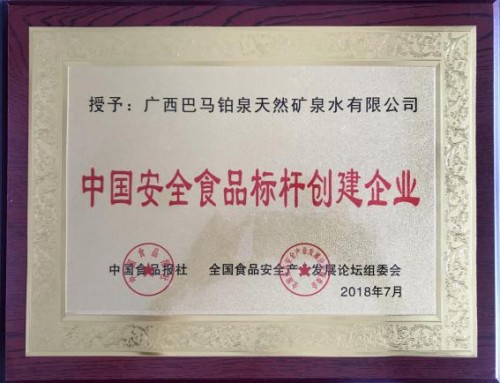 2018年放心食品品牌推荐活动上巴马铂泉赢得两大殊荣 2018年放心食品品牌推荐活动上巴马铂泉赢得两大殊荣