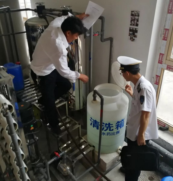 无锡市梁溪区卫生监督分所依法开展分质供水专项检查 无锡市梁溪区卫生监督分所依法开展分质供水专项检查