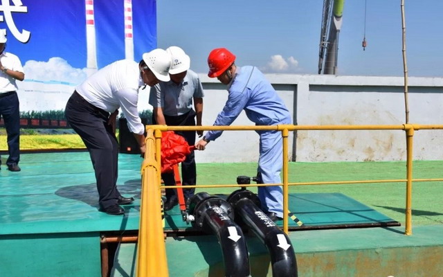 内蒙古凉城县岱海电厂中水回用工程举行隆重通水仪式 内蒙古凉城县岱海电厂中水回用工程举行隆重通水仪式