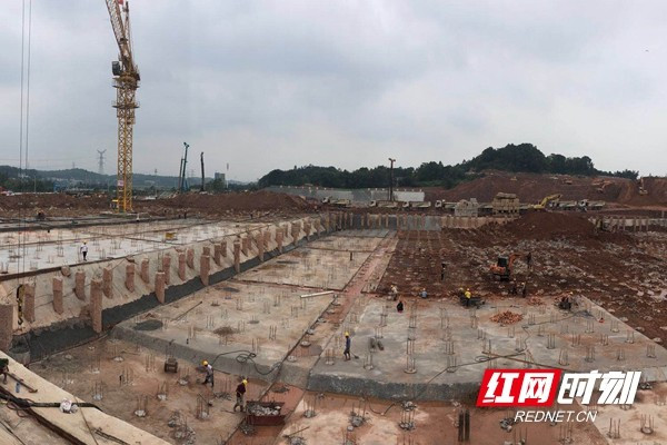 长沙雷锋水质净化厂一期主体工程已进入全面施工阶段 长沙雷锋水质净化厂一期主体工程已进入全面施工阶段