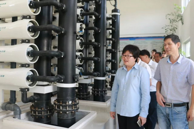 椒江区副区长率区政协调研组赴台州市水处理公司调研 椒江区副区长率区政协调研组赴台州市水处理公司调研