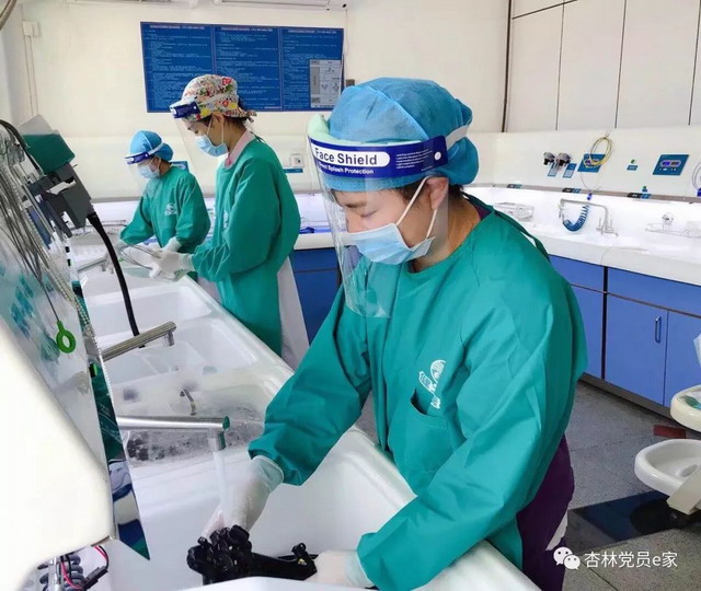 江阴市中医院依照规范采用滤膜过滤法清洗消毒内窥镜 江阴市中医院依照规范采用滤膜过滤法清洗消毒内窥镜