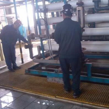 河北金万泰水汽车间执行新的一次反渗透系统试车任务 河北金万泰水汽车间执行新的一次反渗透系统试车任务