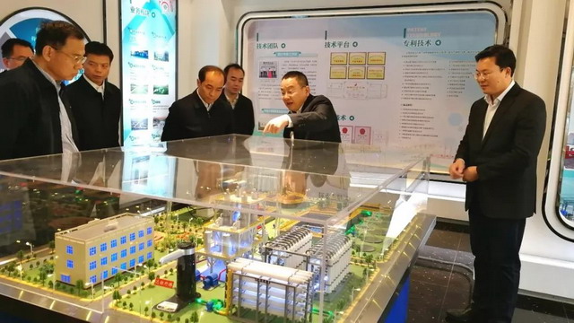 长沙市常务副市长舒行钢一行来到赛恩斯环保实地调研 长沙市常务副市长舒行钢一行来到赛恩斯环保实地调研
