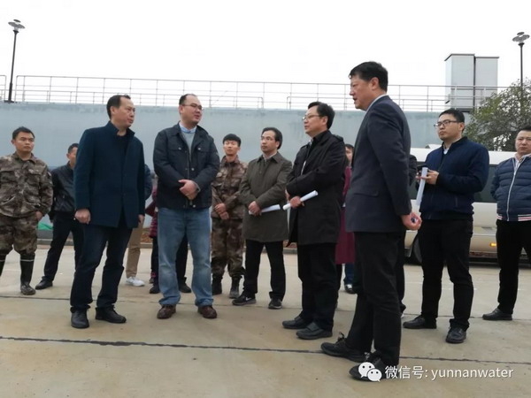 三峡集团副总一行调研洞庭水务罗家坡污水处理厂二期