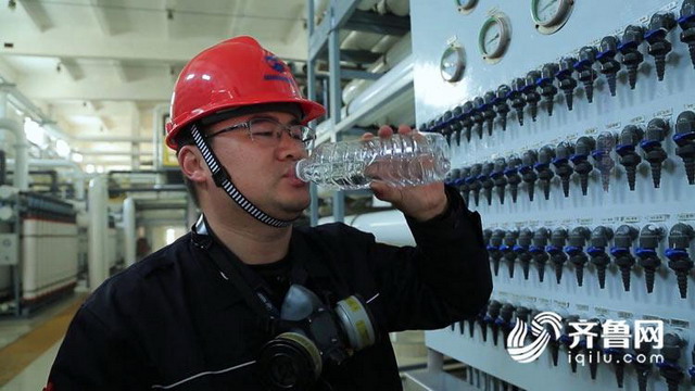 烟台万华投资近6亿打造污水处理系统出水还“有点甜” 烟台万华投资近6亿打造污水处理系统出水还“有点甜”