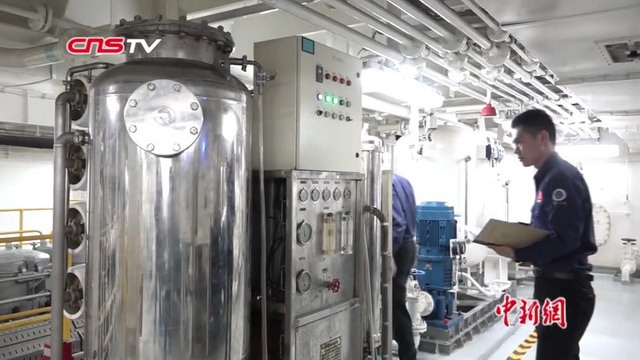 航天测量船远望7号反渗透造水机每天淡化海水100多吨 航天测量船远望7号反渗透造水机每天淡化海水100多吨