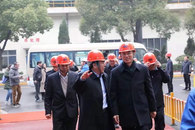 江苏省副省长马秋林一行赴华西钢铁调研环保技改提升 江苏省副省长马秋林一行赴华西钢铁调研环保技改提升