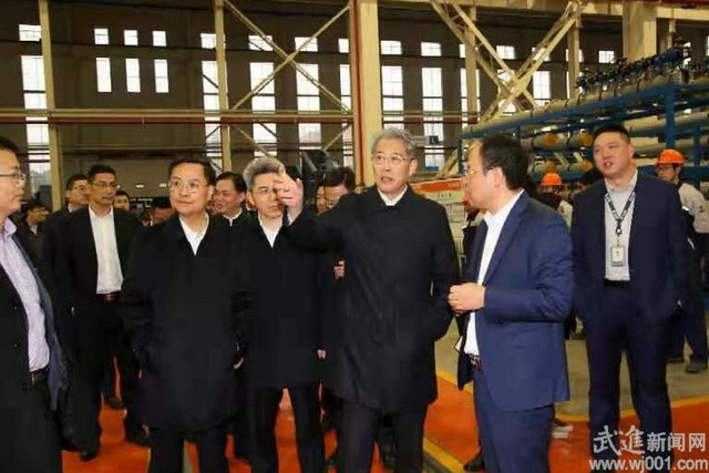 光大集团董事长李晓鹏来武进区考察环保装备制造企业 光大集团董事长李晓鹏来武进区考察环保装备制造企业