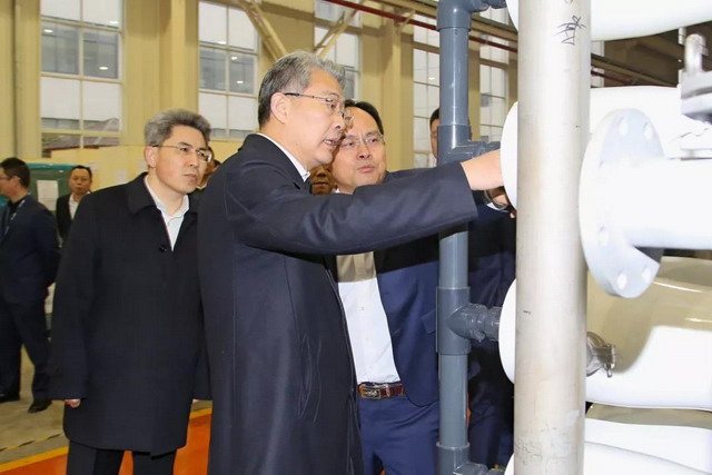 光大集团董事长李晓鹏来武进区考察环保装备制造企业 光大集团董事长李晓鹏来武进区考察环保装备制造企业