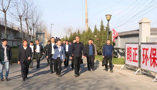 西安市副市长考察朗正环保建设运营应急污水处理项目 西安市副市长考察朗正环保建设运营应急污水处理项目