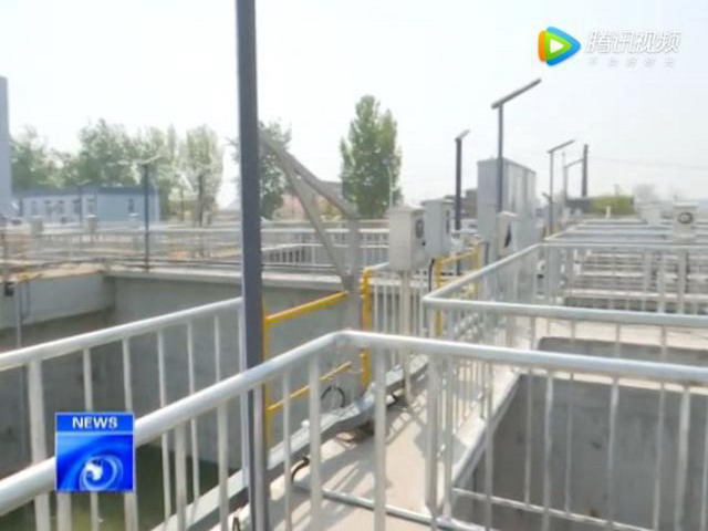 石家庄市栾城区城东污水处理厂正进行最后的扫尾工作