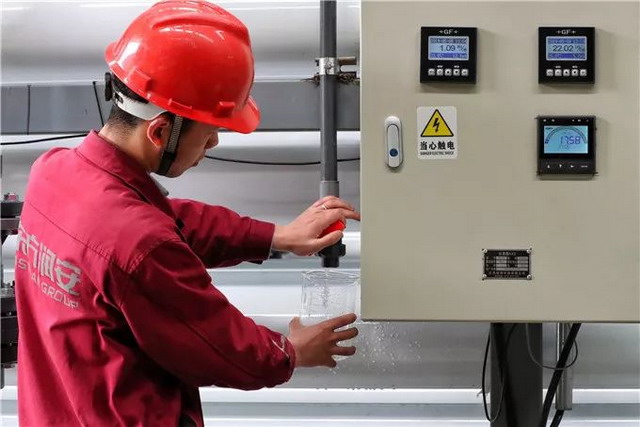 常州东方特钢新增建污水处理站运行了一个月成效显著