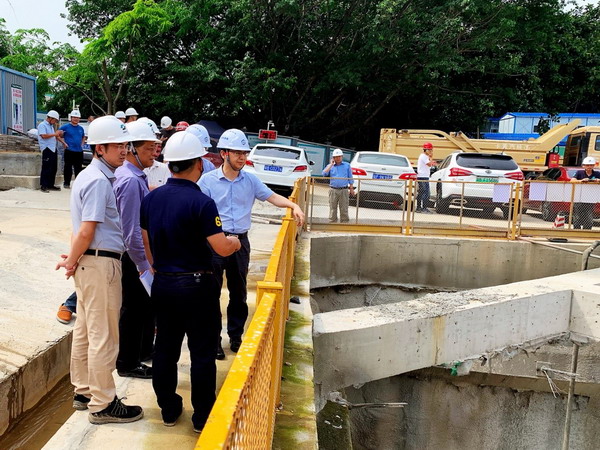 市水务局张礼卫局长到深圳市洪湖水质净化厂工程调研 市水务局张礼卫局长到深圳市洪湖水质净化厂工程调研