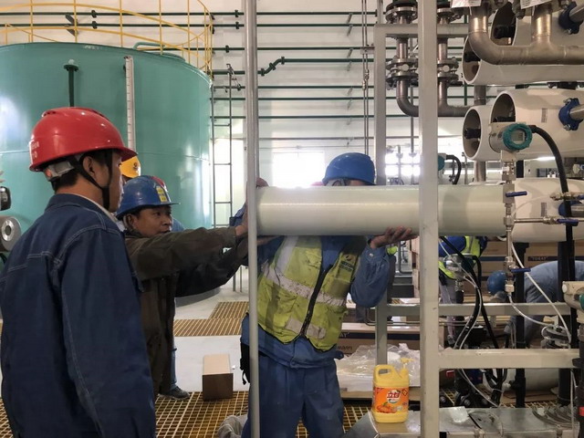 海西州多能互补集成优化示范光热项目制出合格除盐水 海西州多能互补集成优化示范光热项目制出合格除盐水