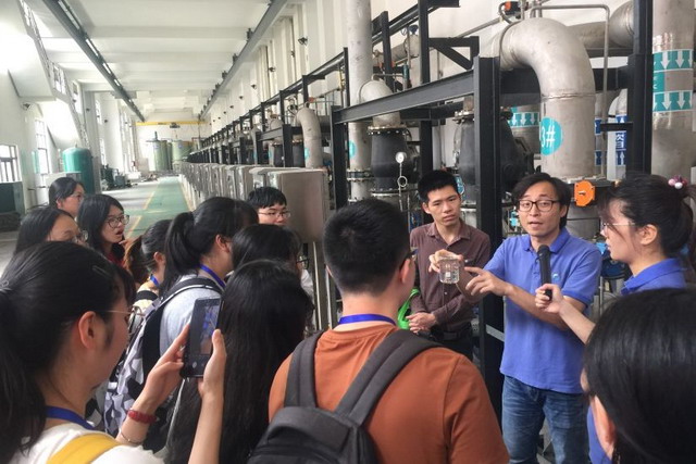 阳光学子们环境法体验实践走进福州洋里污水处理中心 阳光学子们环境法体验实践走进福州洋里污水处理中心