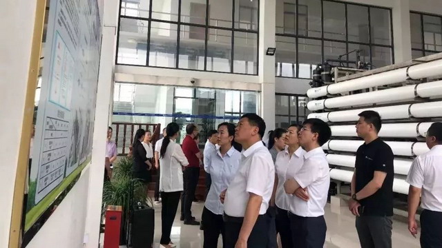 通化市东昌区党政企代表团考察台州市水处理中水回用 通化市东昌区党政企代表团考察台州市水处理中水回用