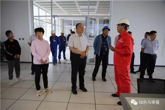 市政协副主席姬耕耘调研中天合创矿井水综合利用项目