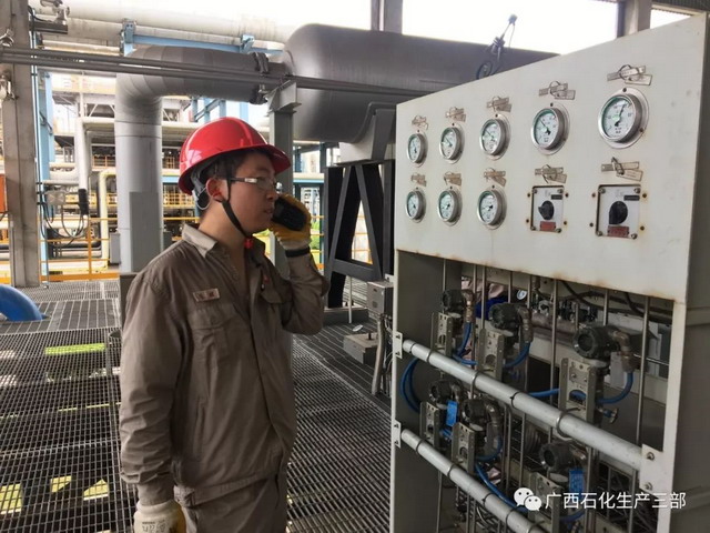 中石油广西石化生产三部氢气回收装置检修后顺利开工 中石油广西石化生产三部氢气回收装置检修后顺利开工