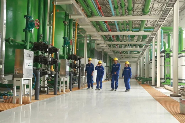 陕西精益化工动力中心脱盐水站开车并产出合格除盐水 陕西精益化工动力中心脱盐水站开车并产出合格除盐水
