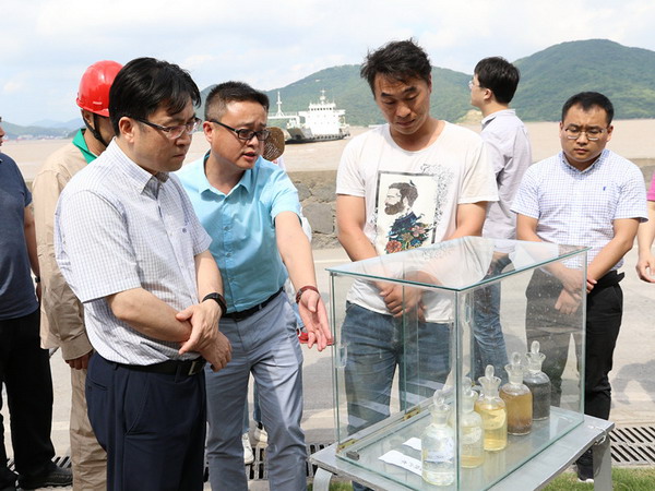舟山定海区盘峙乡团鸡山岛建有一座餐厨垃圾处置中心