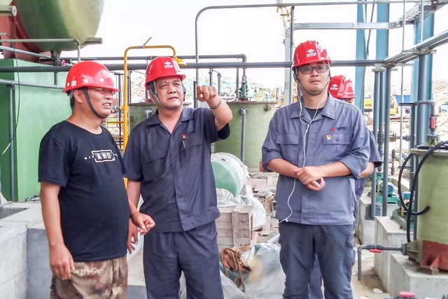 山钢集团日照公司海水淡化主厂房膜车间单机试车成功 山钢集团日照公司海水淡化主厂房膜车间单机试车成功