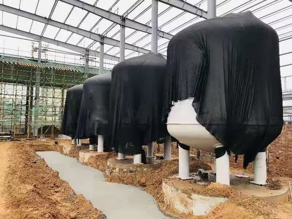中煤榆能化填平补齐工程脱盐水站设备安装正有序展开 中煤榆能化填平补齐工程脱盐水站设备安装正有序展开