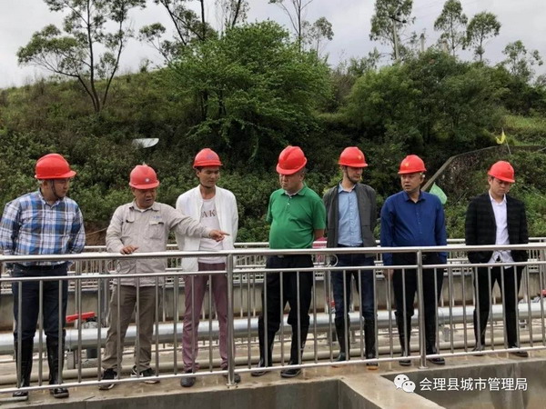 四川会理县领导到县城垃圾处理厂督查渗滤液处理工程 四川会理县领导到县城垃圾处理厂督查渗滤液处理工程