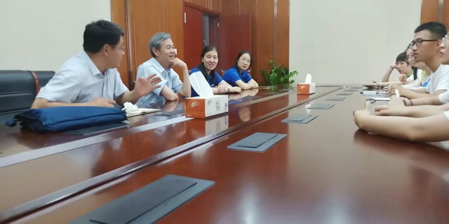 海洋大学学子组团赴青岛市张村河水质净化厂参观调研