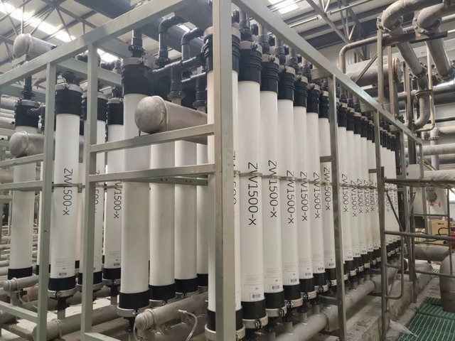 新疆天业一期乙二醇项目脱盐水反渗透装置已顺利产水 新疆天业一期乙二醇项目脱盐水反渗透装置已顺利产水