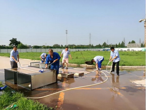 国药集团工业公司顺义基地污水处理站自主清洗MBR膜片 国药集团工业公司顺义基地污水处理站自主清洗MBR膜片