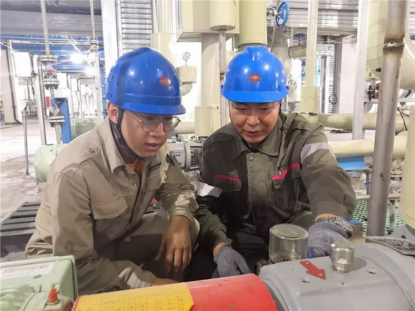 煤制油化工公管分公司水中心运行一班的“吉祥三宝” 煤制油化工公管分公司水中心运行一班的“吉祥三宝”