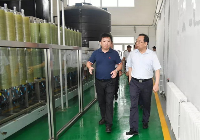 沈阳市委书记视察维尔利环保集团大辛渗沥液处理项目 沈阳市委书记视察维尔利环保集团大辛渗沥液处理项目