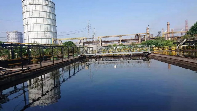新余钢铁中水深度处理及回用项目基本完工并开始投用