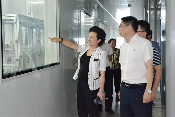 三鑫医疗与省医疗器械检测中心领导主题教育调研座谈