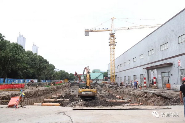 正在紧张建设中江苏长强钢铁中水回用项目12月底完工 正在紧张建设中江苏长强钢铁中水回用项目12月底完工