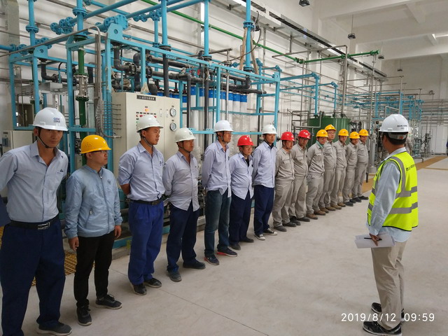 中电工程哈密50MW塔式光热发电项目化学制水一次成功